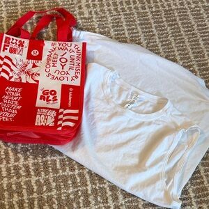 Lululemon White Tank SZ10 ☘️☘️☘️ Like New
